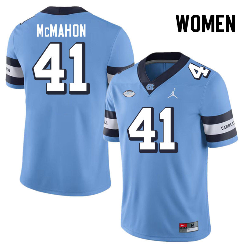 Women #41 Kenyon McMahon North Carolina Tar Heels College Football Jerseys Stitched-Throwback